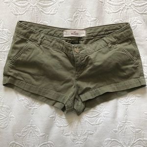 Hollister Olive Green Shorts